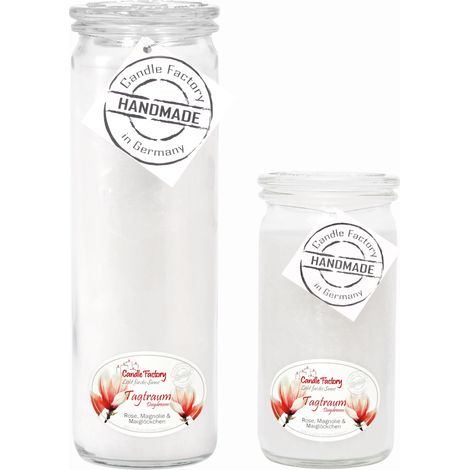 Candle Factory Kerzen-Set Tagtraum Big + Mini Jumbo Duftkerze Dekokerze