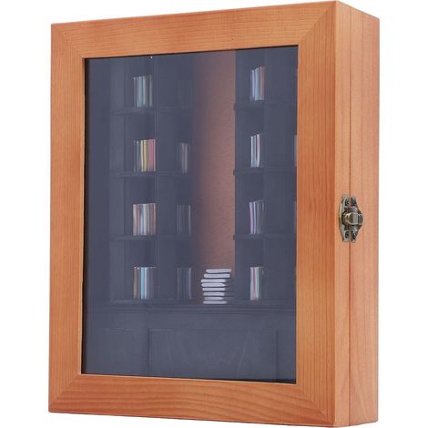 Vitrine miniature en bois massif et plastique, rotative, pour la maison. (1/5)