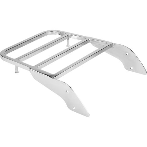 Porte-Bagages arrière Moto, Porte-Bagages arrière Moto Sissy Bar pour Shadow VT750 C2 1997-2003 Chrome Silver (1/5)