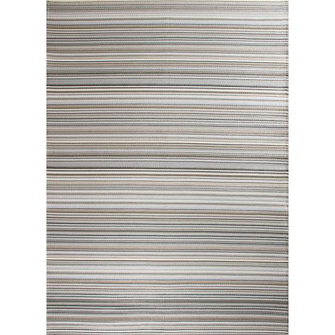 Tapis Capri gris moderne pour extérieur - 120 x 160 cm (1/5)