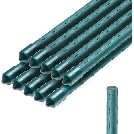 KADAX 10x Poteau pour Plantes 180cm Support de Fleur de Tomate Acier Revêtu (1/5)