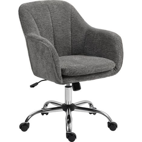 Ergonomischer Bürostuhl, höhenverstellbar, drehbar, neigbar, grau