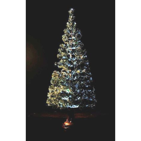 Árbol de Navidad Led Fibra Óptica con Efectos Blancos