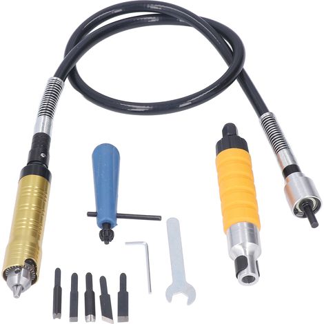 Adaptateur d'arbre flexible en 10 pièces, rallonge flexible pour convertisseur de perceuse électrique