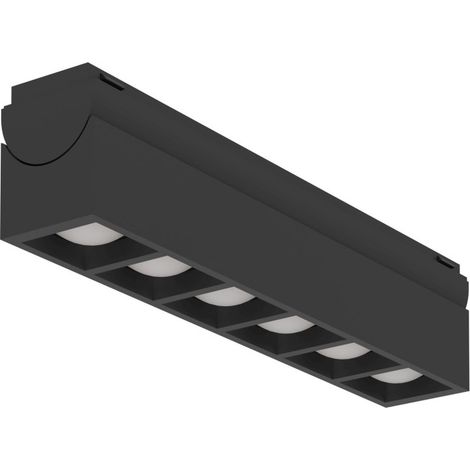 Eglo LED Spot Tplus 6 Lens 6W, Kunststoff schwarz mit Leuchtmittel (1/2)