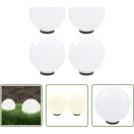 LED-Gartenleuchten -  LED-Gartenleuchten 4 Stk. Kugelförmig 30 cm PMMA (1/5)