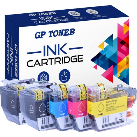 5 cartucce d'inchiostro per Brother GP-B3619XL cmykk GP (1/5)