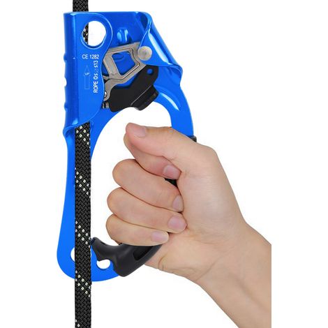 Outdoor-Bergsteigen Klettern Steig- und Abseilklemme für 8-13 mm Seile (1/5)