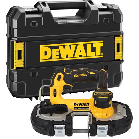 DEWALT DCS377NT-XJ sega a nastro 18v compatta brushless sviluppo lama 690 mm (1/3)