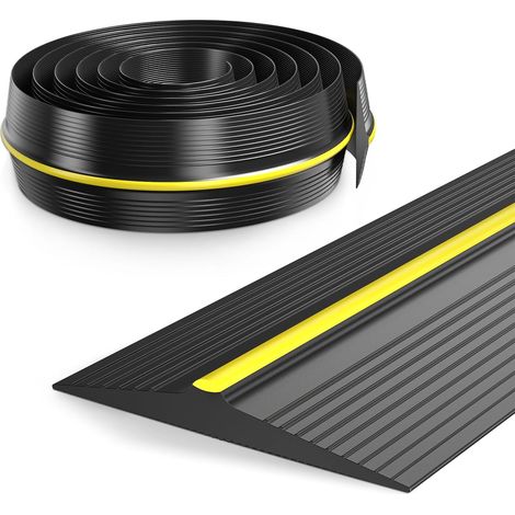 Garage Door Seal 2.5m, Thickness Threshold Bar Garage Replacement Cold Cut Seal Threshold Garage Door Seal DIY Waterproof Garage Door Easy Installation (1/5)