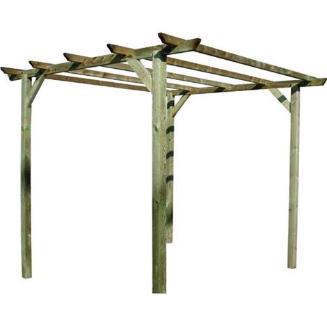Pergola Legno Blinky Glicine
