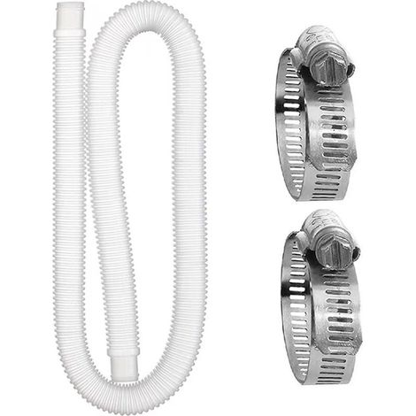 Tuyau gonflable pour piscine thermale (1 pièce) Tuyau de rechange INTEX compatible avec les pompes de piscine de 300/330/530/1000 gallons