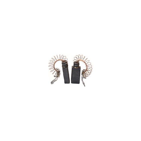 Juego de 2 carbones adaptables para Skil. Dimensiones: 5 x 8 x 15 mm.