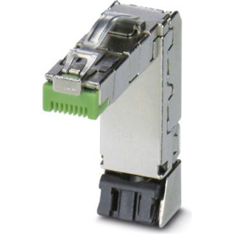 [NEUWERTIG] B-Ware Phoenix Contact Rj45 Steckverbinder Stecker 1406341 Gewinkelt Polzahl 6 Metall