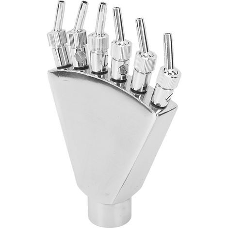 Buse de fontaine G1 en acier inoxydable, tête d'arrosage réglable pour fontaine de jardin, diffusion dynamique (1/5)
