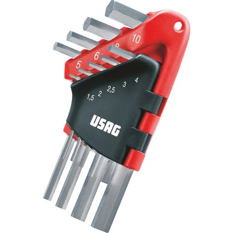 USAG SERIE DI 9 CHIAVI MASCHIO ESAGONALE U02800287