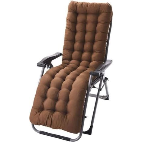 Coussin Bain De Soleil - 160 x 48 x 8 cm - Pour Chaise Longue Jardin Extérieur - 1 Pièce (1/3)