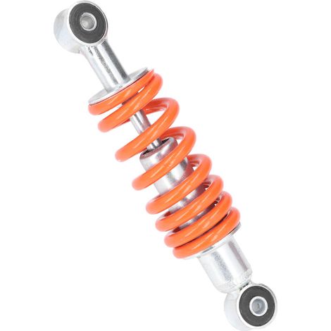 Jeffergarden Amortisseur de moto universel orange de 195 mm, 1 800 lb, adapté aux mini-motos, scooters, cyclomoteurs et karts (1/5)