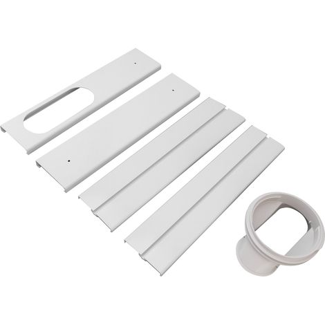 Kit de ventilation portable pour climatiseur de fenêtre, kit de joint d'étanchéité réglable en PVC pour fenêtres horizontales et verticales (1/5)
