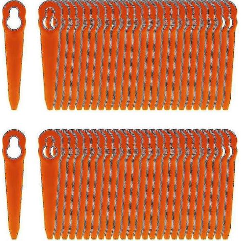Lot de 100 lames compatibles pour coupe-bordures Stihl Polycut 2-2, Polycut 3-2, FSA 45, FSA 57, FSE 52. Lames en plastique pour coupe-bordures Stihl sans F. (1/4)