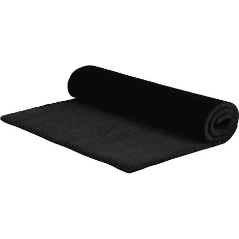 Maison Exclusive - Fußmatte Schwarz 100x300 cm Kokosfaser Getufte