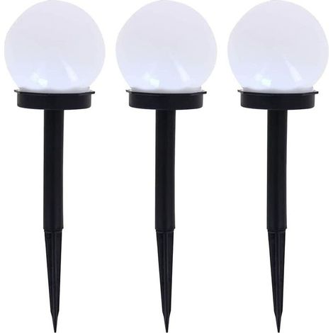 Elegante Solar-Laternenpfahl, brillante Glaskugel, Außenbeleuchtung für ästhetische Wege, solarbetriebene Gartenbeleuchtung (1/5)