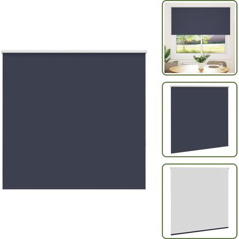 The Living Store Verdunkelungsrollo Marineblau 145x150 cm Stoffbreite 141,6 cm - Sichtschutz (1/5)