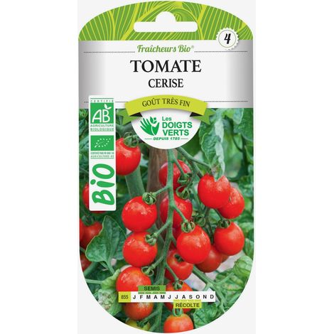 Graines tomate cerise BIO Les Doigts Verts (1/2)