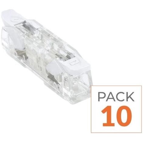 Borne de Connexion à levier 1 Entrée (Pack de 10) - SILAMP (1/2)