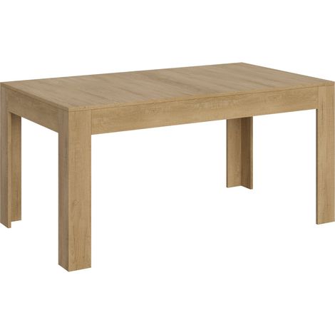 Tavolo Allungabile 160-220x90x77 cm Bibi Quercia Naturale