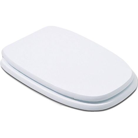 Coprivaso compatibile Square Pozzi Ginori legno MDF bianco bagno wc sedile water