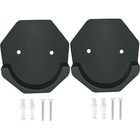 Supports Adhésifs de Tringle de Douche Imperméables Charge 22 7 kg Lot de 2 Sans Glissement (1/4)