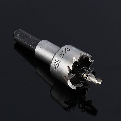 Foret scie-cloche 20mm en acier inoxydable haute résistance pour perçage professionnel (1/3)