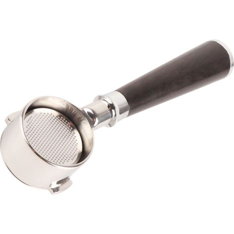 Portafiltre Inox 51mm Filtre Sans Fond Manche Bois Café Machine ECO310 Noir (1/5)