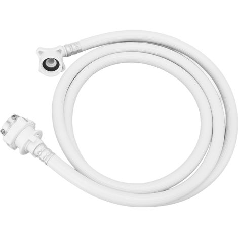 Tuyau d'arrivée d'eau pour lave-linge Haier, en PVC anti-éclatement avec raccord métallique, 2 m / 6,6 pi (1/5)