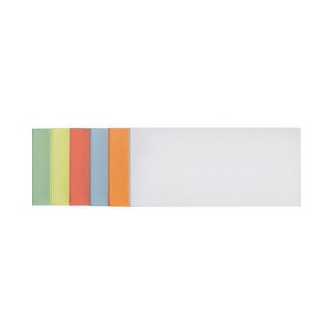 FRANKEN Moderationskarte FRANKEN 20,5 x 9,5 cm (B x H) 130g/m² Altpapier 100 % recycelt farbigsortiert 250 St./Pack.