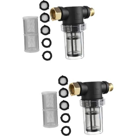 2 Ensembles De Filtre De Robinet Filtre À Eau pour Tuyau d eau Dure Filtre À Sédiments Filtre D Évier De Robinet D Évier Filtre À (1/5)