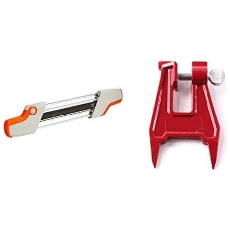 56057504303 Porte-lime 2 en 1 pour chaîne de tronçonneuse 3/8" P Ø 4,0 mm & Oregon 26368A Pince de serrage pour tronçonneuse (1/5)