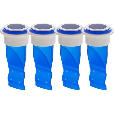 Clapet anti-retour, siphon d'évier réglable en silicone, adapté aux tuyaux de plomberie de salle de bain et de cuisine (bleu 4) (1/5)