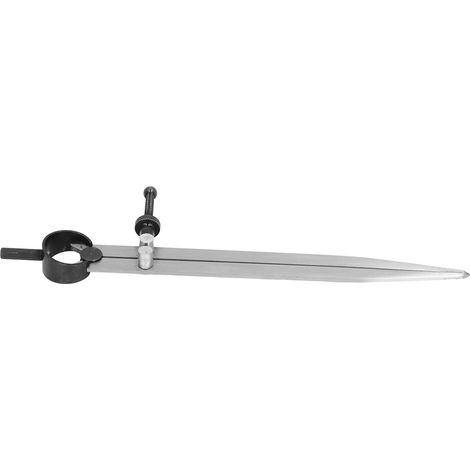 Flügelzirkel, verstellbarer Zirkel mit Federmutter zum Anreißen und Markieren von Leder, 200 mm (1/5)