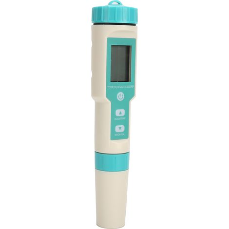 Analyseur portable de qualité de l'eau C-600 7 en 1 : stylo de test (pH, TDS, sel, température, ORP, EC, SG).