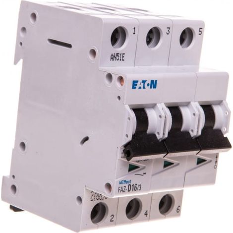 Disyuntor 3P D 16A 15kA AC FAZ D16/3 278896