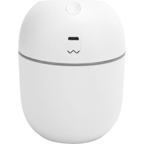 Mini Diffuseur d'Huiles Essentielles USB Portable avec Veilleuse LED - Blanc (1/5)