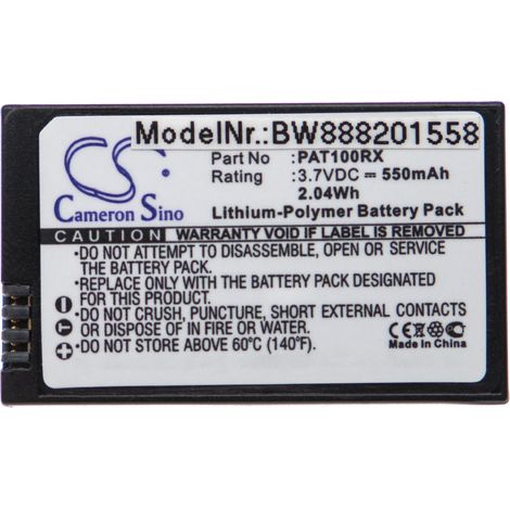 vhbw Batterie compatible avec Parrot Minidrones 3 drone (550mAh, 3,7V, Li-polymère) (1/3)