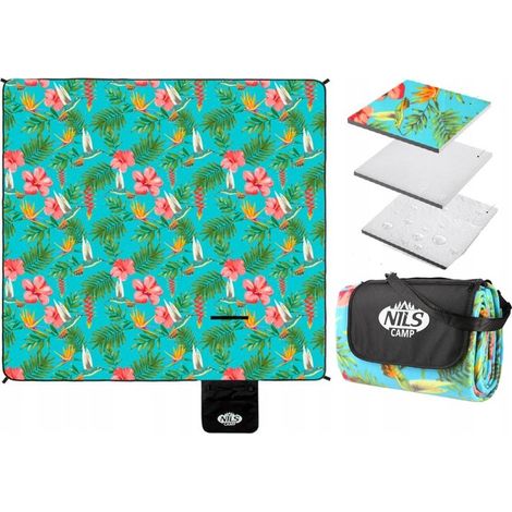 Dicke Fleecedecke für Camping, Picknick, groß, isoliert
