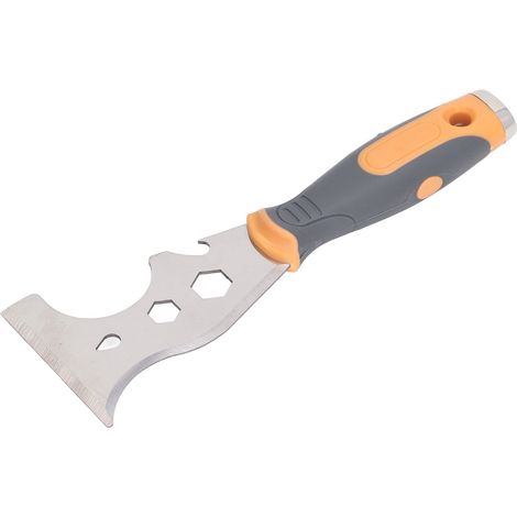 Racloir Polyvalent 16 Fonctions Grattoir Peinture Lame Inox Outil Bricolage (1/5)