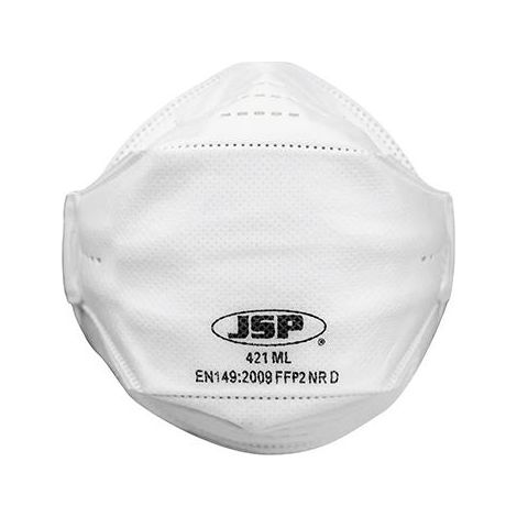 JSP Atemschutzmaske SPRINGFIT 400 Serie FFP2 NR D, ohne Ventil, Typ 421 (1/2)