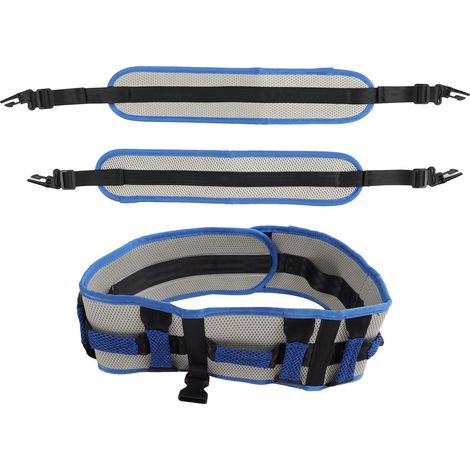 Sangle de transfert stable, soutien uniforme, ceinture EVA de déplacement et de marche avec boucles de jambes pour patients et personnes âgées (1/5)