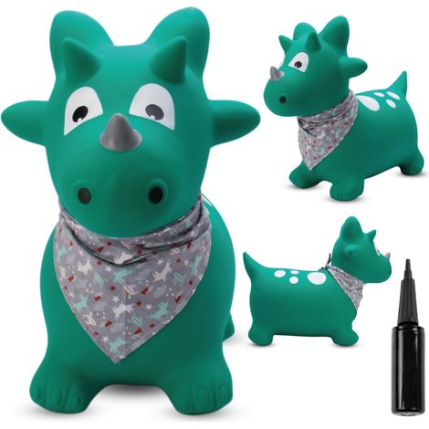 Jersey infantil con bombardero Dino verde con bandana Sun Baby (1/5)