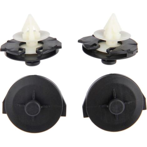 10 pièces. Clips de fixation pour panneau intérieur de porte de voiture en plastique noir et blanc pour Polo 6 N1 6 N2 (réf. 6 N0868243A) (1/5)